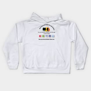 Social quarentine Kids Hoodie